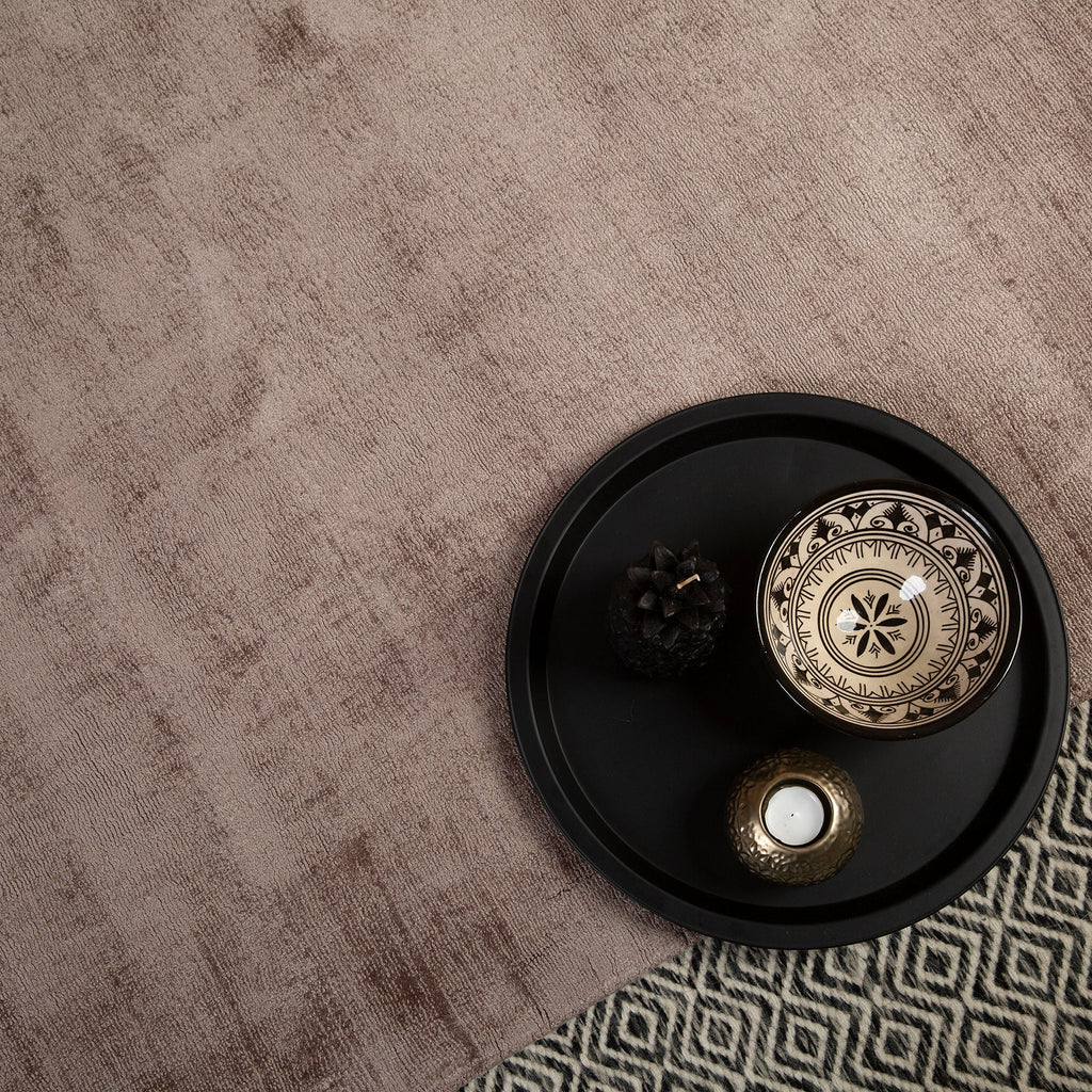 Vloerkleed My Maori taupe – handgeweven en zacht - Lalee.Avenue