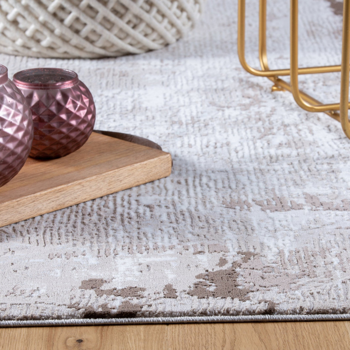 Vloerkleed My Opal 912 beige – machinegeweven en zacht - Lalee.Avenue
