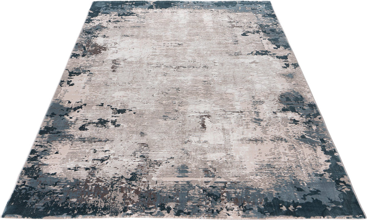 Vloerkleed My Opal 912 blauw – machinegeweven en zacht - Lalee.Avenue