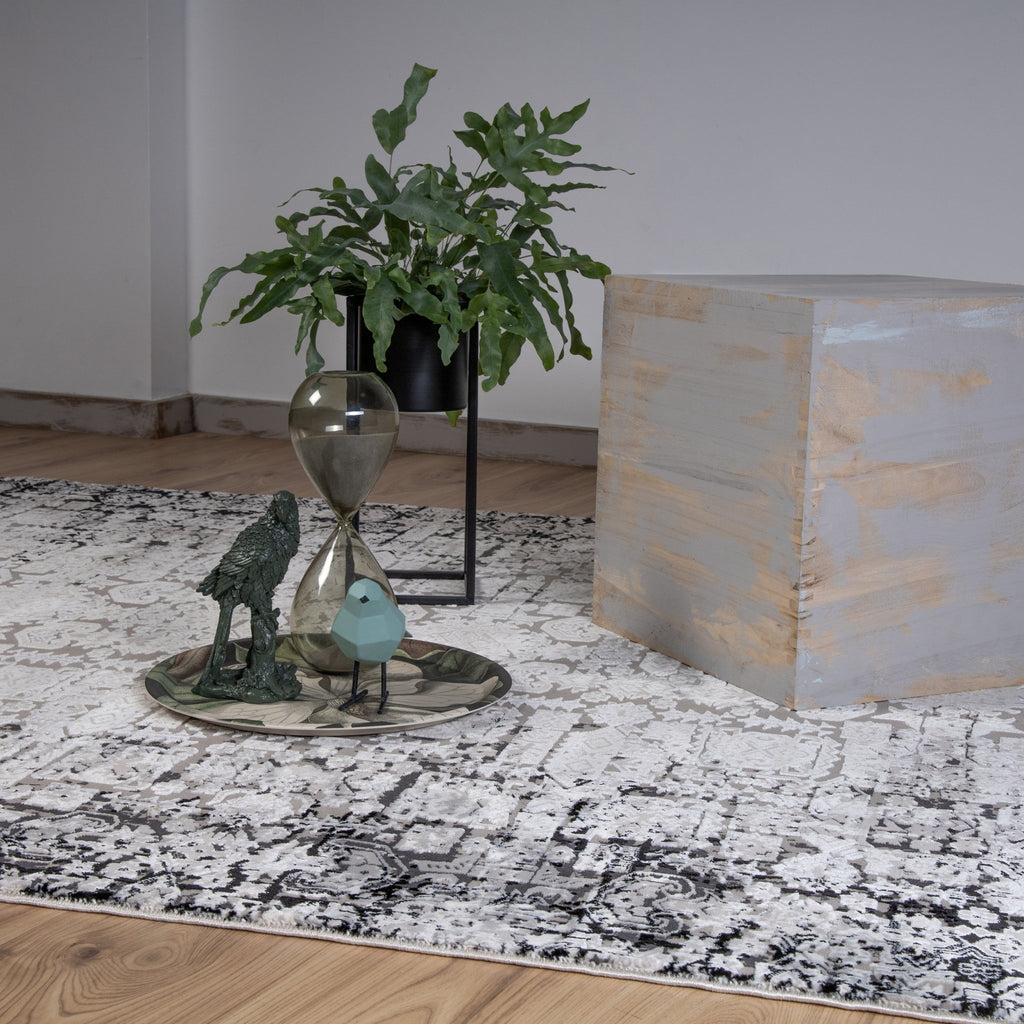 Vloerkleed My Phoenix 120 grijs – machinegeweven en zacht - Lalee.Avenue