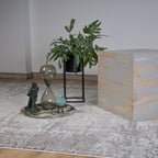 Vloerkleed My Phoenix 120 taupe – machinegeweven en zacht - Lalee.Avenue