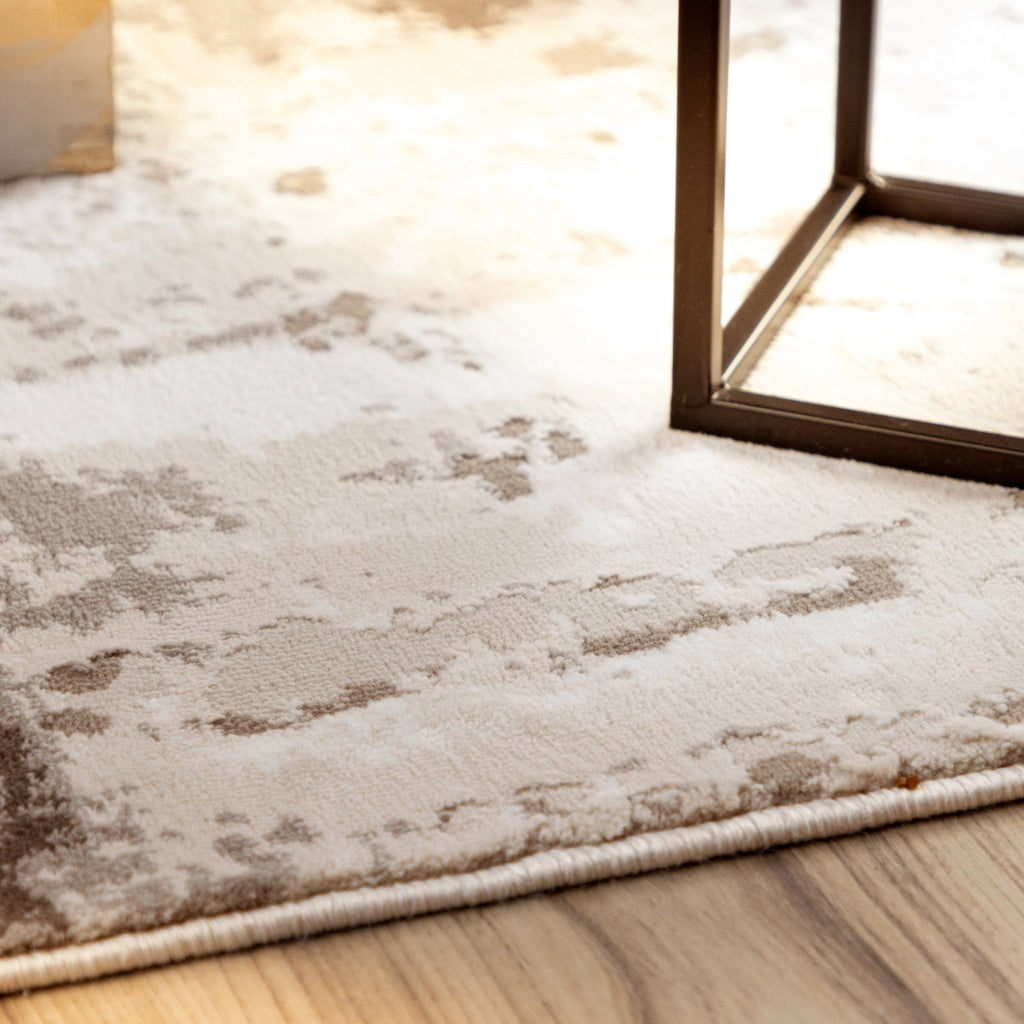 Vloerkleed My Phoenix 124 taupe – machinegeweven en zacht - Lalee.Avenue