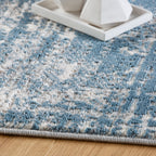 Vloerkleed My Salsa 690 blauw – machinegeweven en zacht - Lalee.Avenue