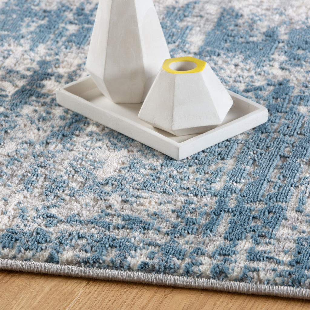Vloerkleed My Salsa 690 blauw – machinegeweven en zacht - Lalee.Avenue