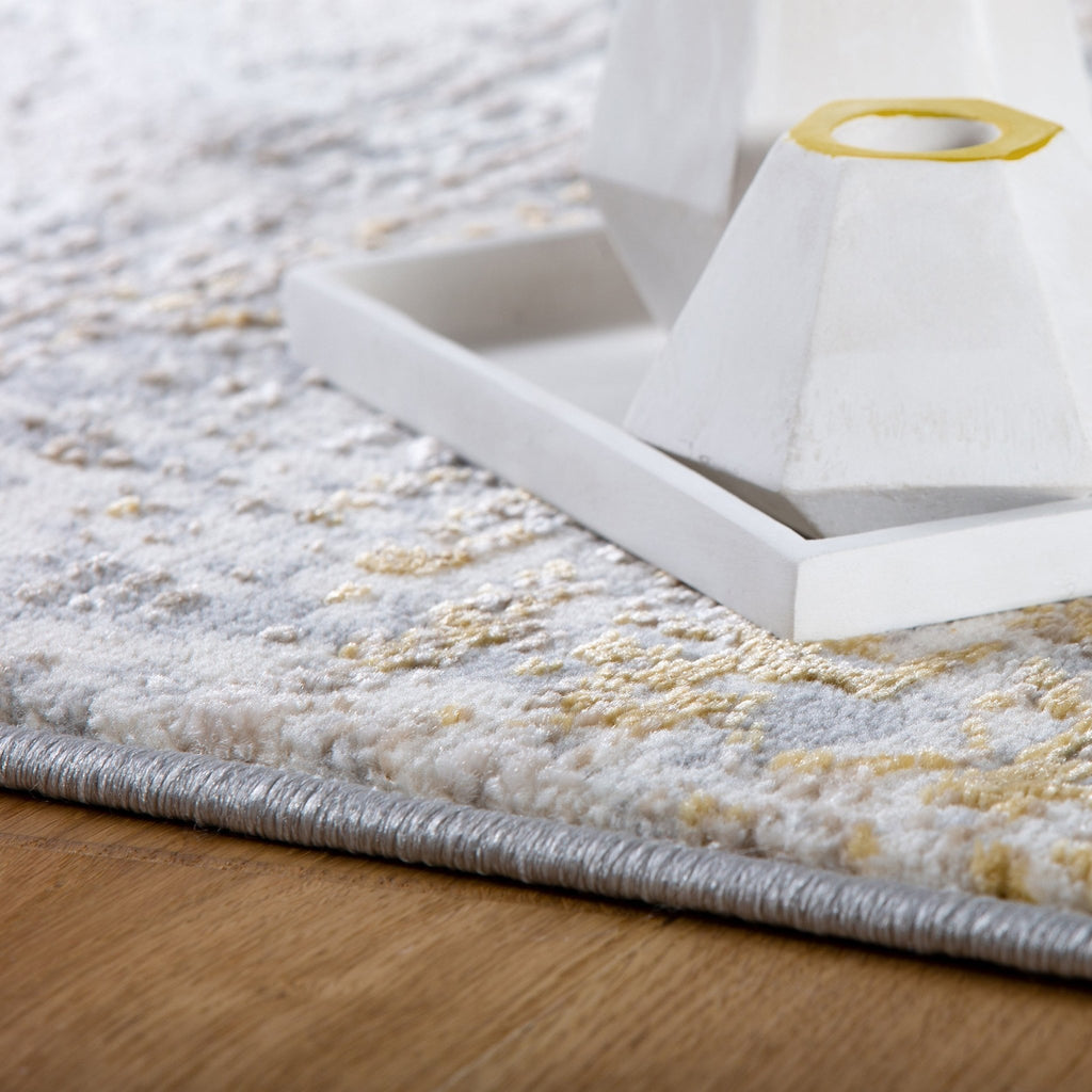 Vloerkleed My Salsa 690 mosterd – machinegeweven en zacht - Lalee.Avenue