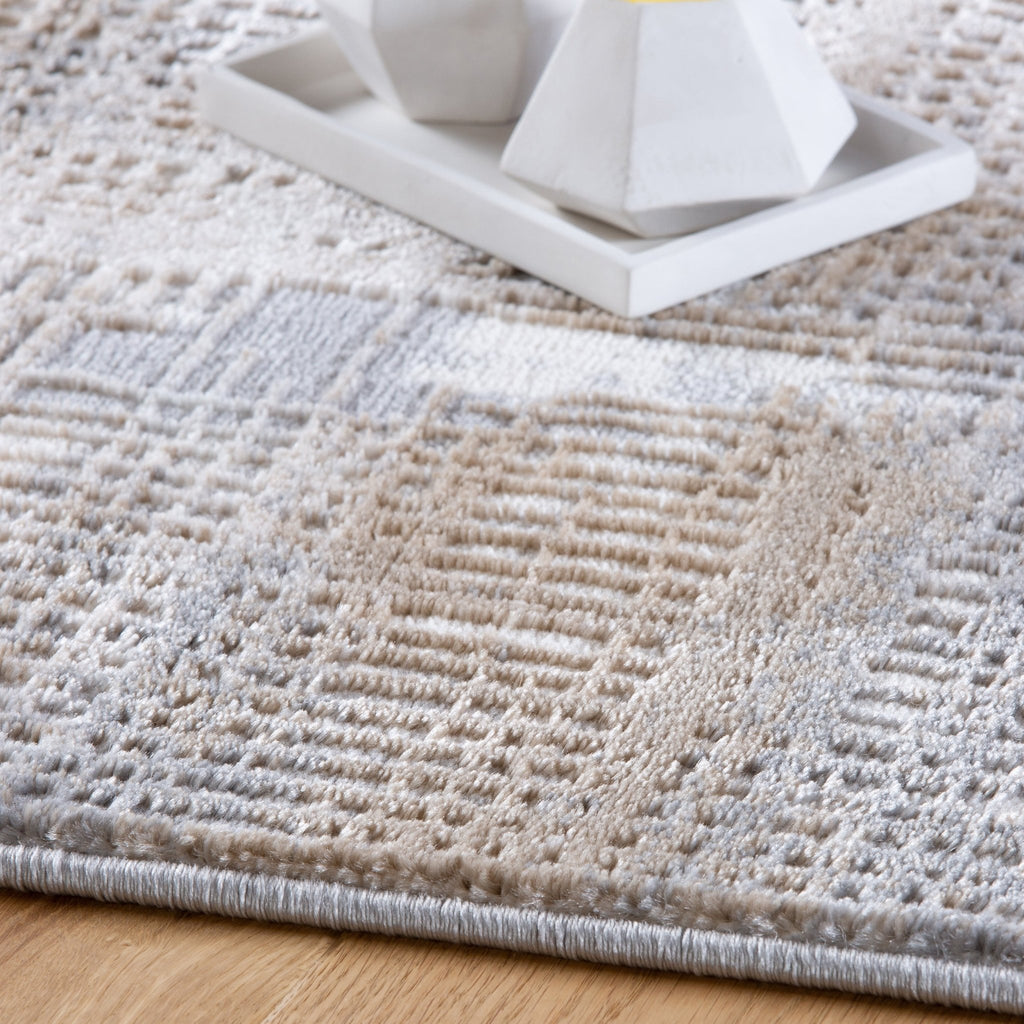Vloerkleed My Salsa 691 taupe – machinegeweven en zacht - Lalee.Avenue