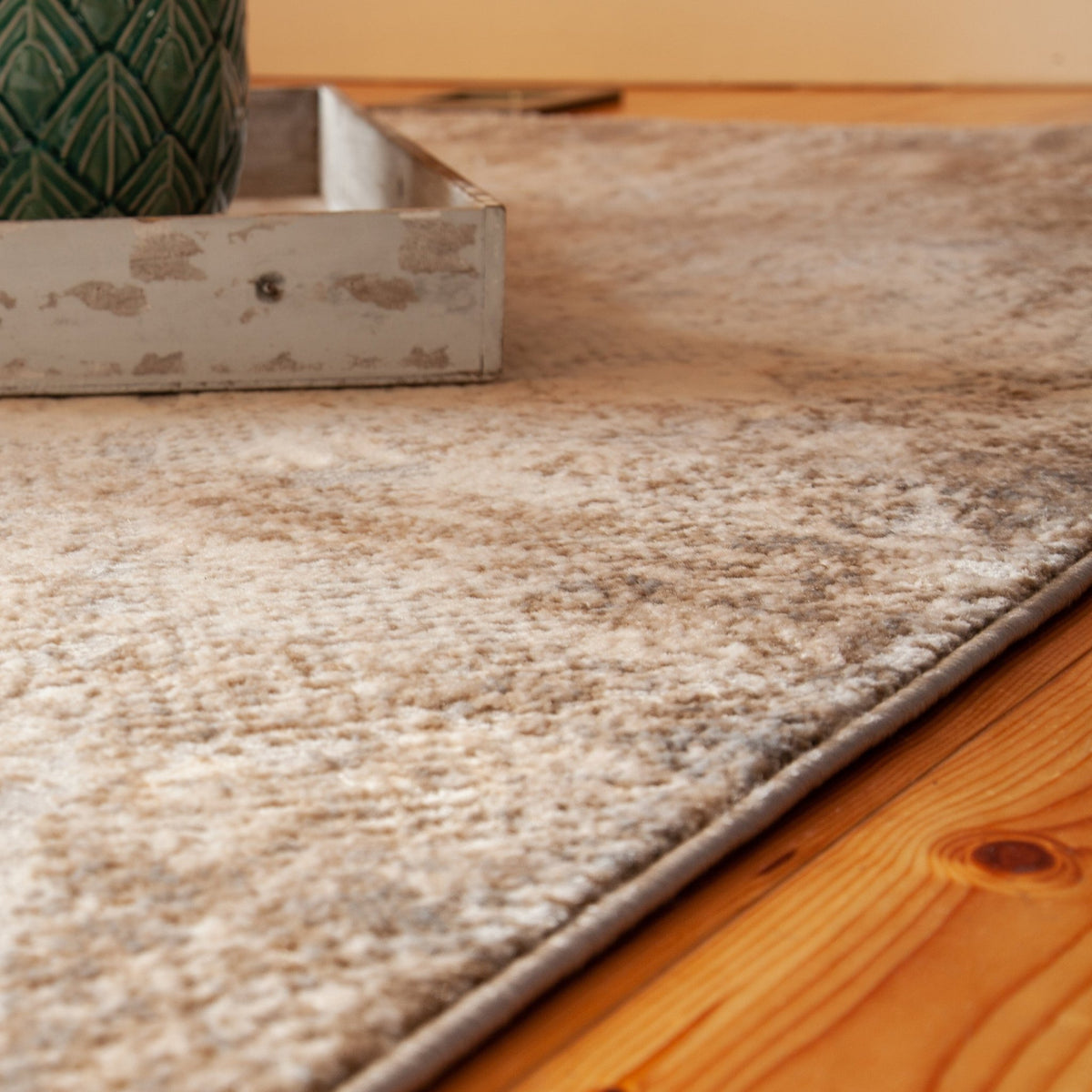 Vloerkleed My Salsa 694 taupe – machinegeweven en zacht - Lalee.Avenue