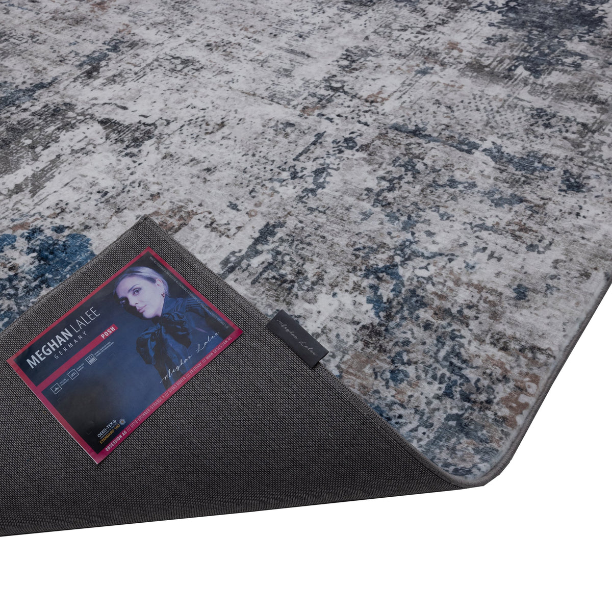 Vloerkleed Posh 303 blauw – machinegeweven en zacht - Lalee.Avenue